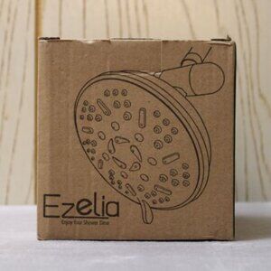 Ezelia-Brand Chrome-Colored Shower Head with Filter - New in Box
